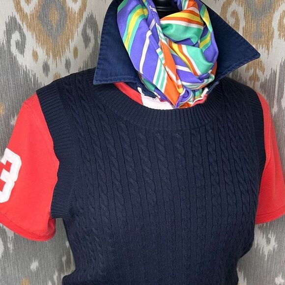 Ralph Lauren Blue Label Big Pony Rugby Collar Polo Dress - Picture 16 of 16